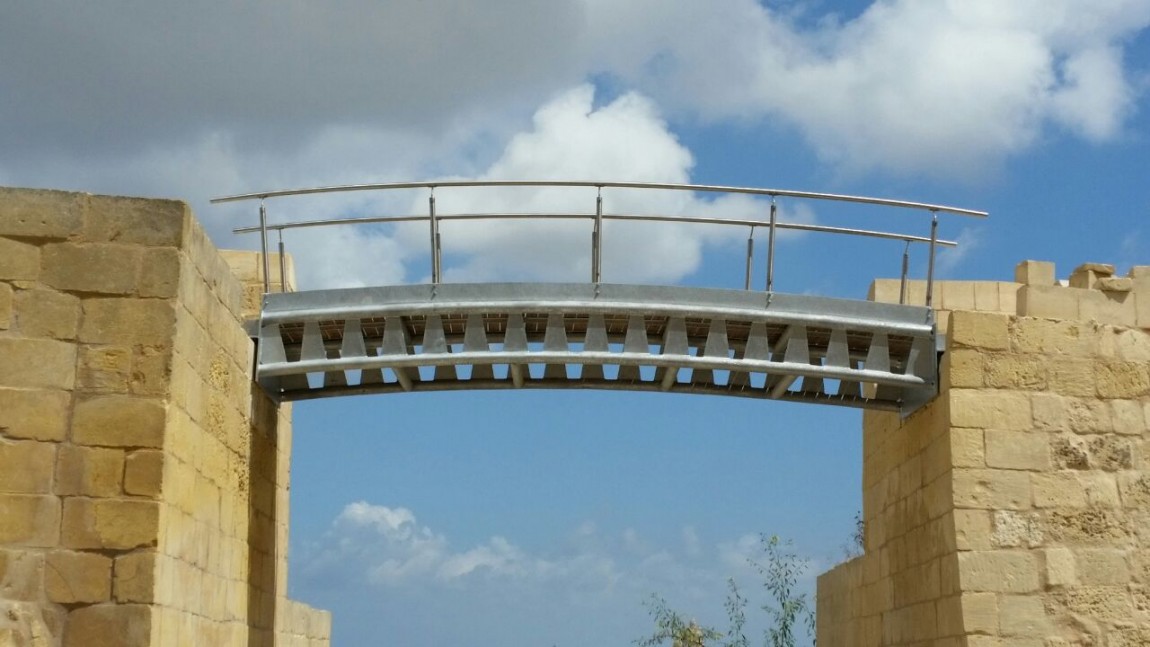 Steel works at Cittadella Gozo