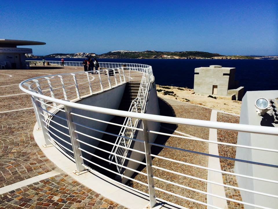 Steel Railings at Malta National Aquarium